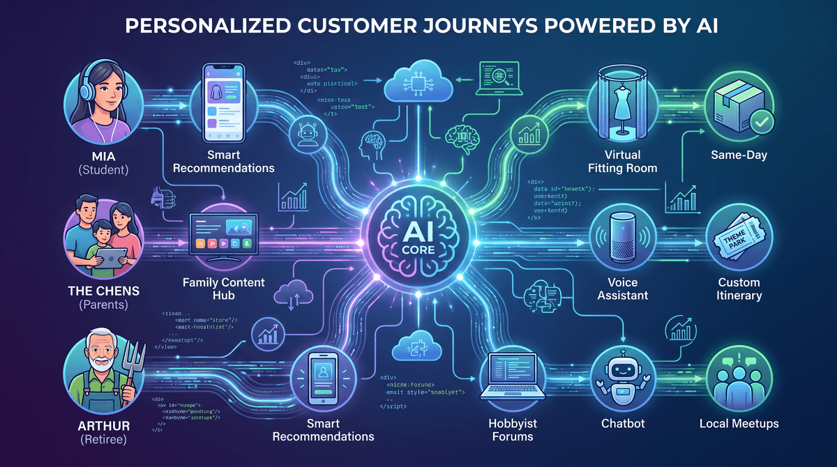 Beyond Chatbots: Personalizing Customer Journeys with AI